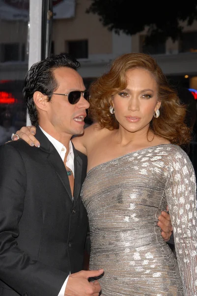 Marc Anthony and Jennifer Lopez — Stock Photo, Image