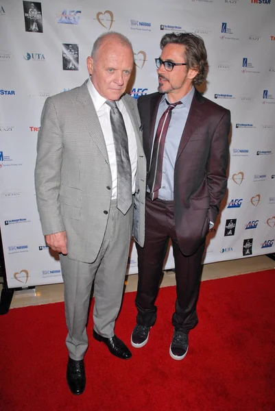 Anthony Hopkins, Robert Downey Jr. — Stockfoto