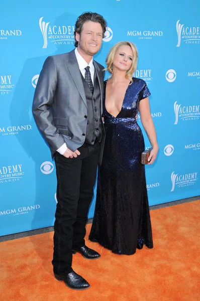 Blake Shelton and Miranda Lambert — Stock Photo, Image