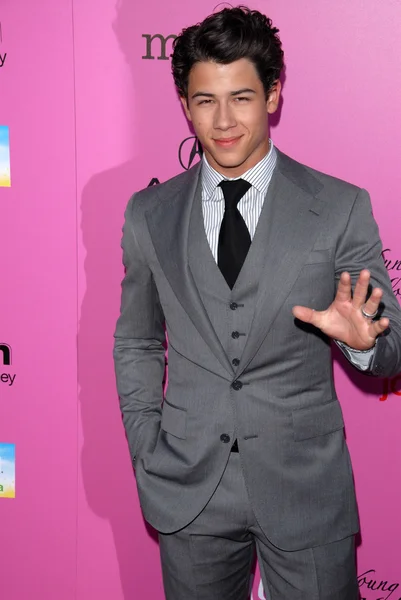 Nick Jonas 12 yıllık genç Hollywood Ödülleri'nde Wilshire Ebell tiyatro, Los Angeles, Ca. 05-13-10 — Stok fotoğraf