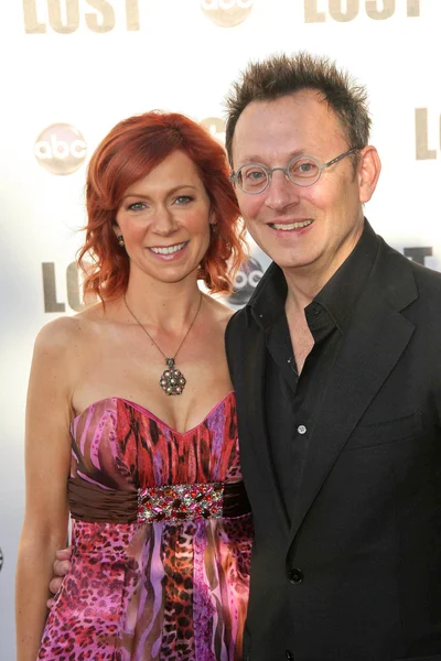 Carrie Preston and Michael Emerson at "Lost" Live: The Final Celebration, Royce Halll, UCLA, Westwood, CA. 05-13-10 — Stock Photo, Image