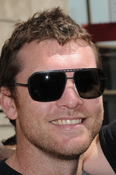 Sam Worthington na cerimónia da estrela Russell Crowe — Fotografia de Stock