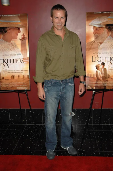布罗迪赫茨勒在"lightkeepers"洛杉矶首演，arclight 电影院，好莱坞，。 10/5/4 — 图库照片
