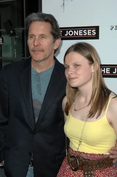 Gary Cole and daughter — Stock Photo, Image