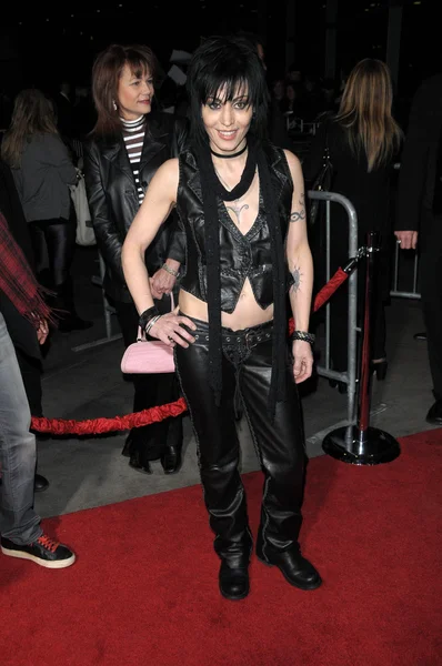 Joan Jett at "The Runaways" Los Angeles Premiere, Cinerama Dome, Hollywood, CA. 03-11-10 — Stock Photo, Image