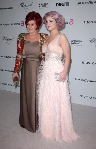 Sharon Osbourne and Kelly Osbourne — Stock Photo, Image