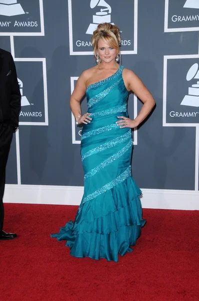 Miranda lambert bei der 52. jährlichen grammy awards - ankünfte, klammern center, los angeles, ca. 31.01.10 — Stockfoto