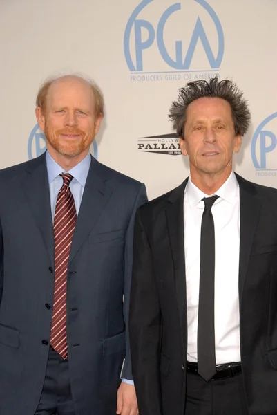 Ron Howard e Brian Grazer — Foto Stock