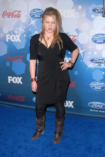 Crystal Bowersox på Fox ' s "American Idol" topp 12 finalisterna Party, industri, West Hollywood, ca. 03-11-10 — Stockfoto