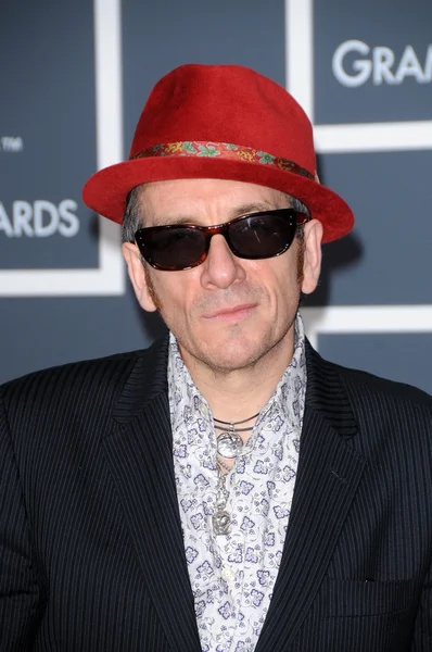 Elvis Costello at the 52nd Annual Grammy Awards - Arrivals, Staples Center, Los Angeles, CA. 01-31-10 — Stockfoto