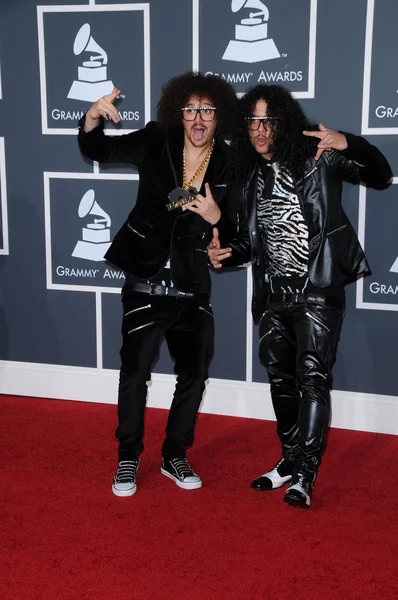 LMFAO at the 52nd Annual Grammy Awards - Arrivals, Staples Center, Los Angeles, CA. 01-31-10 — Stockfoto