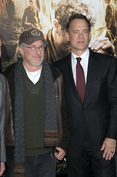 Steven Spielberg e Tom Hanks — Fotografia de Stock