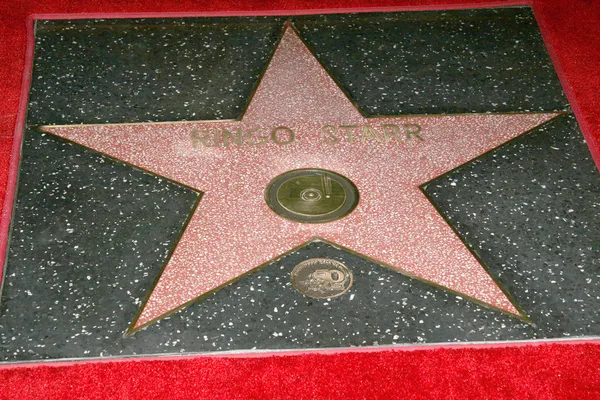 Ringo starr's hvězda — Stock fotografie