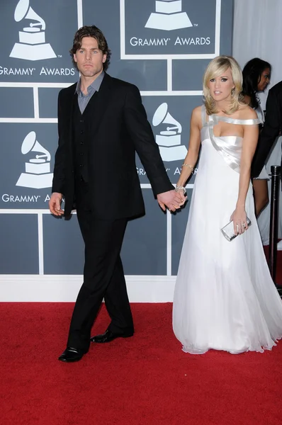 Carrie Underwood at the 52nd Annual Grammy Awards - Arrivals, Staples Center, Los Angeles, CA. 01-31-10 — Stock Photo, Image