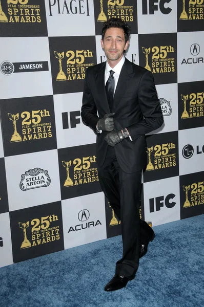 Adrien Brody al 25th Film Independent Spirit Awards, Nokia Theatre L.A. Live, Los Angeles, CA. 03-06-10 — Foto Stock