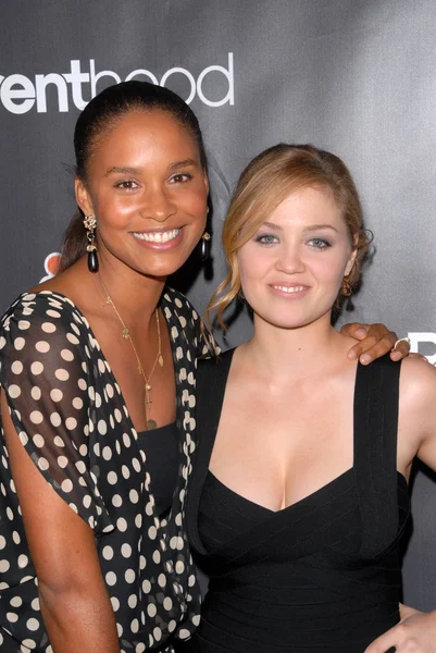 Joy Bryant and Erika Christensen at the "Parenthood" Premiere Party, Director's Guild of America, Los Angeles, CA. 02-22-10 — Stock Photo, Image