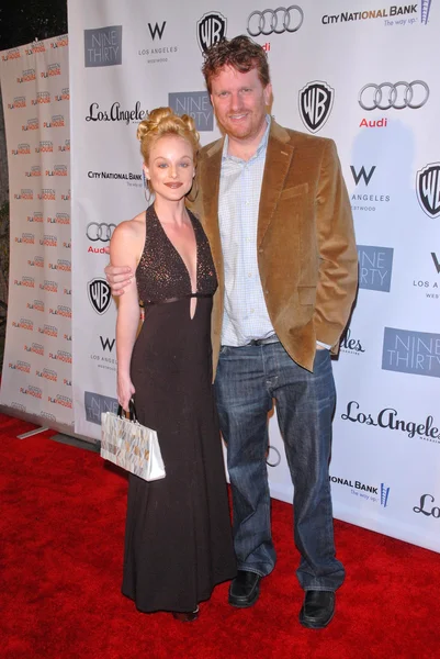 Dana Daurey and Gil Cates Jr. at the Geffen Playhouses Annual Fundraiser "Backstage At The Geffen" Gala, Geffen Playhouse, Westwood, CA. 03-22-10 — Stock Photo, Image