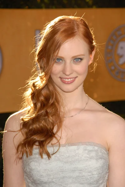 Deborah Ann Woll at the 16th Annual Screen Actor Guild Awards Arrivals, Shrine Auditorium, Los Angeles, CA. 01-23-10 — 图库照片