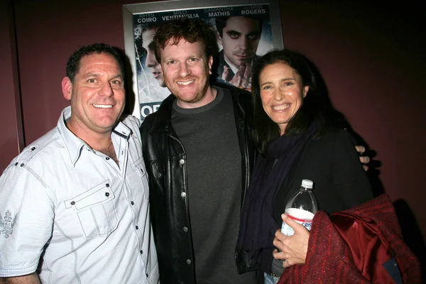 Rod Grant Kagan, Gil Cates Jr. y Mimi Rogers — Foto de Stock