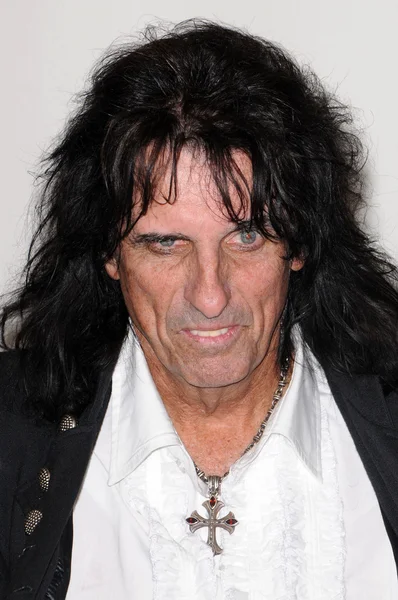 Alice Cooper no Grammy Awards, Sala de Imprensa, Staples Center, Los Angeles, CA. 01-31-10 — Fotografia de Stock