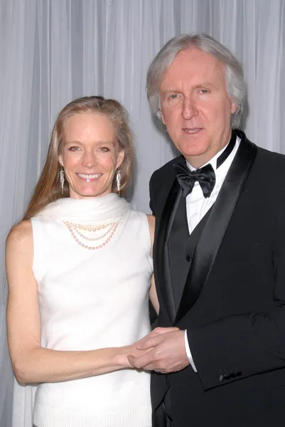 Suzy amis und james cameron — Stockfoto