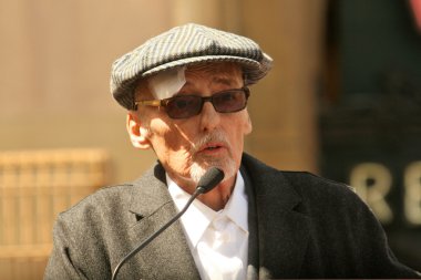 Dennis Hopper at the Hollywood Walk of Fame induction ceremony for Dennis Hopper, Hollywood Blvd., Hollywood, CA. 03-26-10