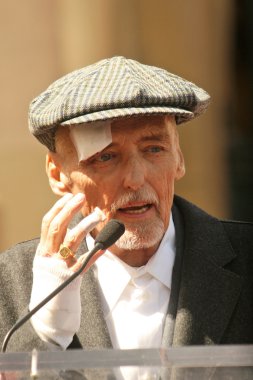 Dennis Hopper at the Hollywood Walk of Fame induction ceremony for Dennis Hopper, Hollywood Blvd., Hollywood, CA. 03-26-10