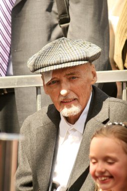 Dennis Hopper and daughter Galen at the Hollywood Walk of Fame induction ceremony for Dennis Hopper, Hollywood Blvd., Hollywood, CA. 03-26-10