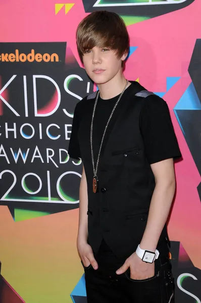 Justin Bieber au 23e Prix annuel du choix des enfants Nickelodeon, Pavillon Pauley de l'UCLA, Westwood, CA 27-03-10 — Photo