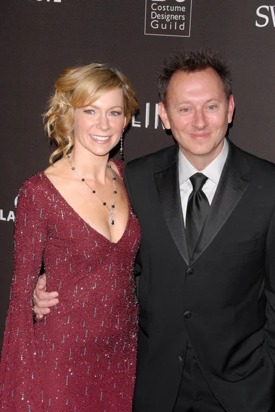 Michael Emerson and Carrie Preston at the 2010 Costume Designers Guild Awards, Beverly Hilton Hotel, Beverly Hills, CA. 02-25-10 — 스톡 사진