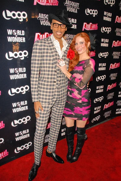 RuPaul y Phoebe Price — Foto de Stock