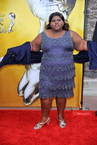 Gabourey sidibe i den 41: a naacp image awards - ankomster, shrine auditorium, los angeles, ca. 02-26-10 — Stockfoto