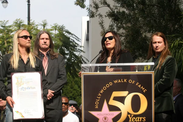 Barbara Orbison, Wesley Orbison, Alex Orbison, Roy Orbison Jr — Stockfoto