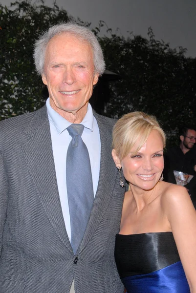 Clint Eastwood and Kristin Chenoweth — Stok fotoğraf