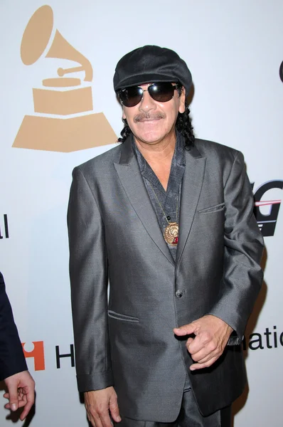 Карлос Сантана в The Records Academy и Clive Davis представляют гала-концерт 2010 года Pre-Grammy - Salute To Icons, Beverly Hilton Hotel, Beverly Hills, CA. 01-30-10 — стоковое фото