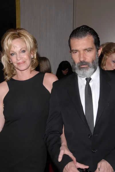 Melanie griffith och antonio banderas — Stockfoto