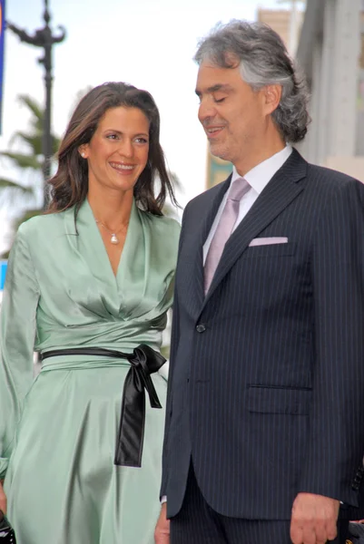Veronica Berti y Andrea Bocelli — Foto de Stock