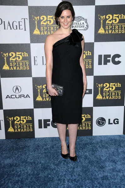 Katie Featherston al 25th Film Independent Spirit Awards, Nokia Theatre L.A. Live, Los Angeles, CA. 03-06-10 — Foto Stock