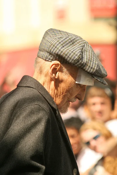 Dennis Hopper at the Hollywood Walk of Fame induction ceremony for Dennis Hopper, Hollywood Blvd., Hollywood, CA. 03-26-10 — 图库照片