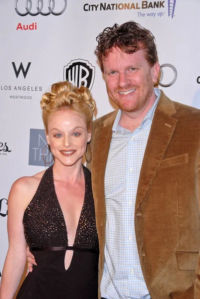 Dana Daurey and Gil Cates Jr. at the Geffen Playhouses Annual Fundraiser "Backstage At The Geffen" Gala, Geffen Playhouse, Westwood, CA. 03-22-10 — Stock Photo, Image