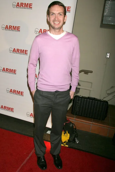 Michael dean shelton "skin trade" los angeles premiere, paramount studios, hollywood, ca. 25.02. — Stockfoto