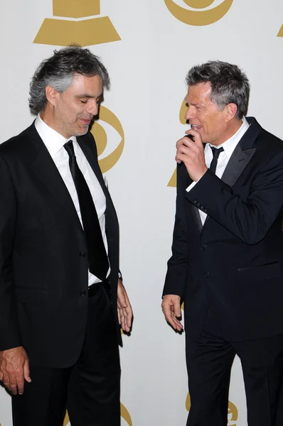 Andrea Bocelli, David Foster — Foto de Stock