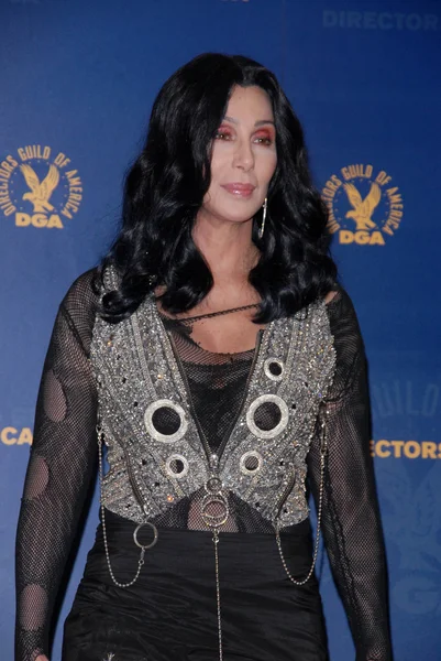 Cher en los 62º Premios Anuales DGA Sala de Prensa, Hyatt Regency Century Plaza Hotel, Century City, CA. 01-30-10 —  Fotos de Stock