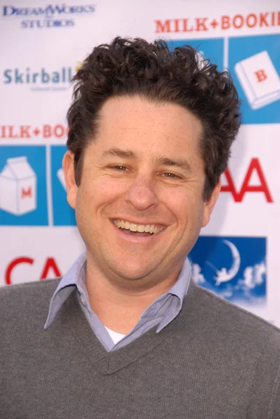 J.J. Abrams at the First Annual Story Time Celebration hosted by Milk and Bookies, Skirball Cultural Center, Los Angeles, CA. 02-28-10 — Stockfoto