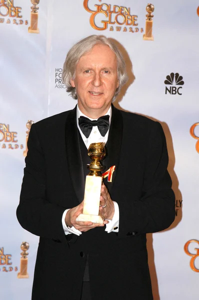 James Cameron en la 67ª Sala de Prensa Anual de los Premios Globo de Oro, Beverly Hilton Hotel, Beverly Hills, CA. 01-17-10 — Foto de Stock