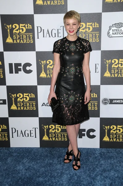 Carey Mulligan en los 25th Film Independent Spirit Awards, Nokia Theatre L.A. Live, Los Angeles, CA. 03-06-10 —  Fotos de Stock