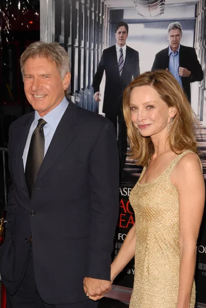 Harrison Ford and Calista Flockhart — Stock Photo, Image