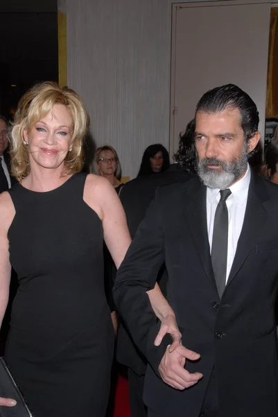 Melanie Griffith and Antonio Banderas at the 24th Genesis Awards, Beverly Hilton Hotel, Beverly Hills, CA. 03-20-10 — Stockfoto