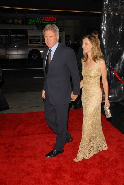 Harrison Ford and Calista Flockhart — Stock Photo, Image