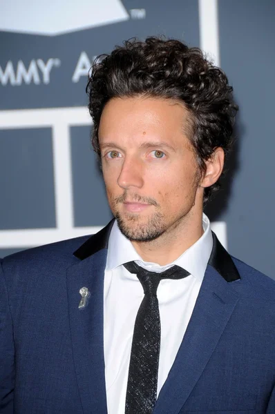 Jason Mraz no Grammy Awards 52nd Annual Arrivals, Staples Center, Los Angeles, CA. 01-31-10 — Fotografia de Stock